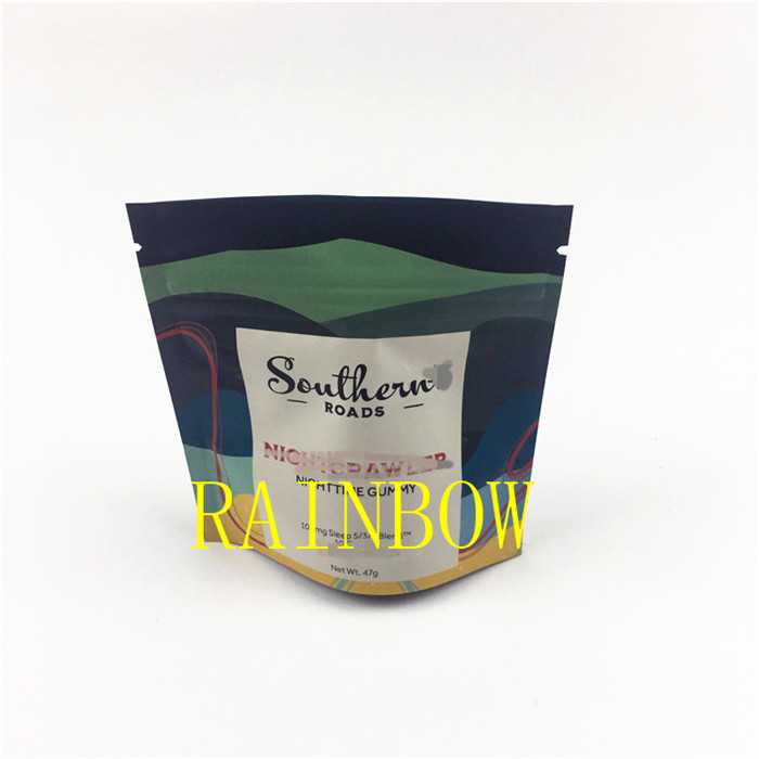 چاپ سفارشی 3.5 گرم 7 گرم 28 گرم کیکی خوراکی شیرینی خشک کیسه های بسته بندی بوی ضد کیسه بذر mylar