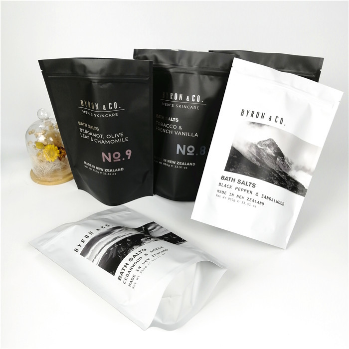 100 rec بازیافت قابل تجزیه قابل تجزیه و تحلیل آرم کوکی های سیاه مات فویل کیسه های ziplock mylar ایستاده کیسه