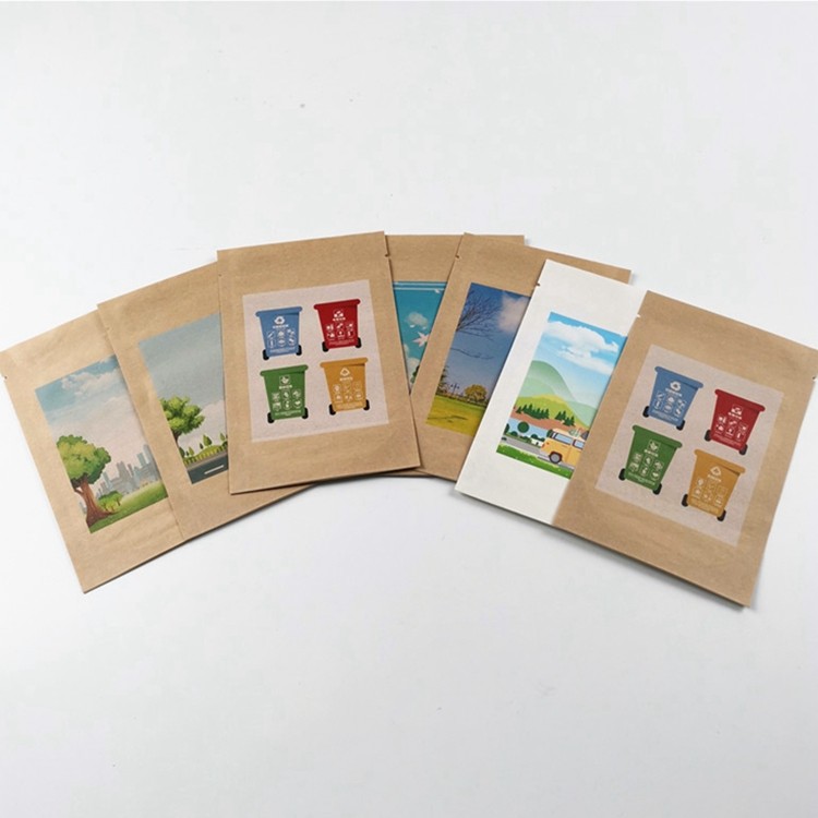 کیسه بسته بندی کاغذ میوه ای نشاسته ذرت SGS MOPP 50mic با روکش PLA