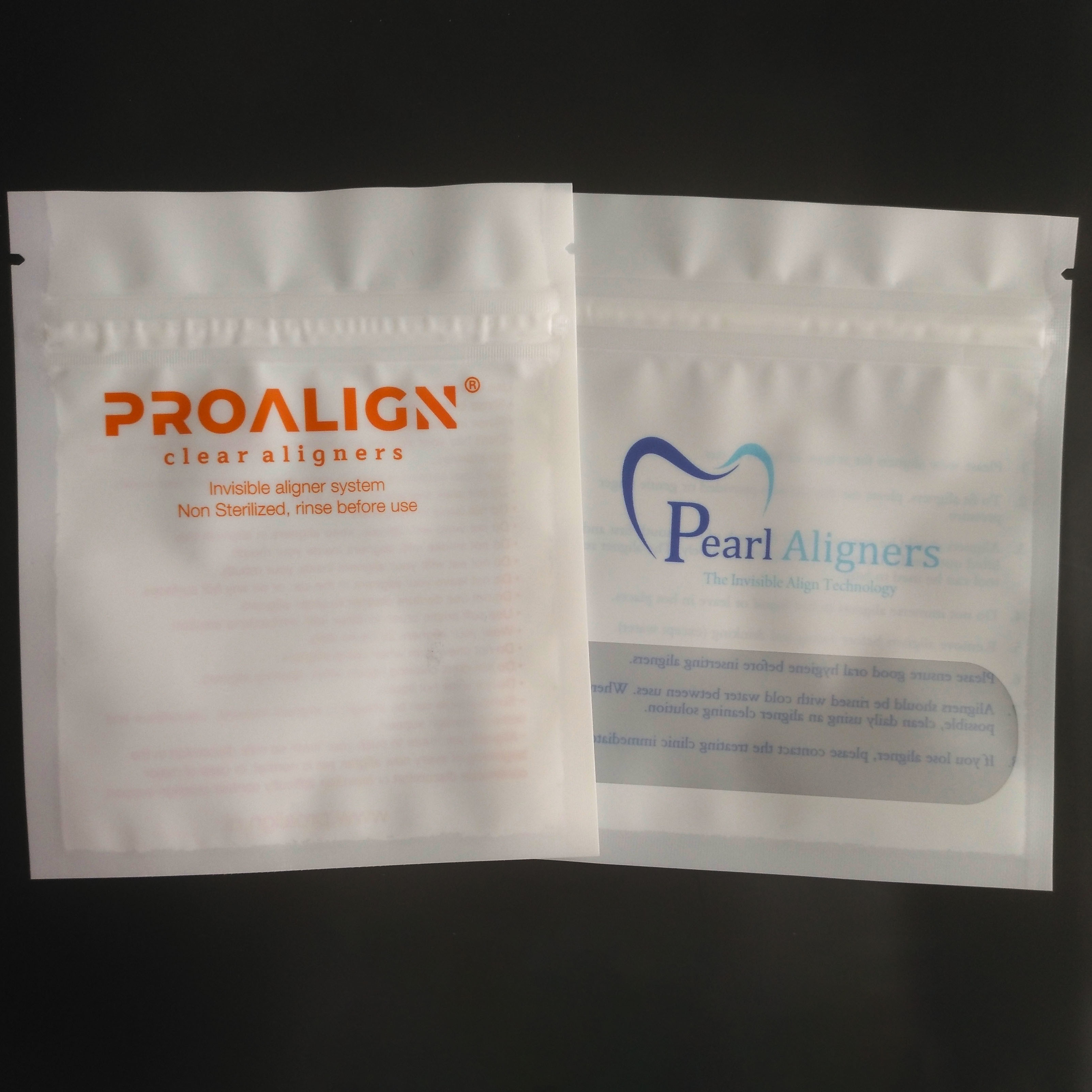 کیسه های بسته بندی پلاستیکی دندانهای Cmyk 120mic MOPP با یک طرف گراور می شوند