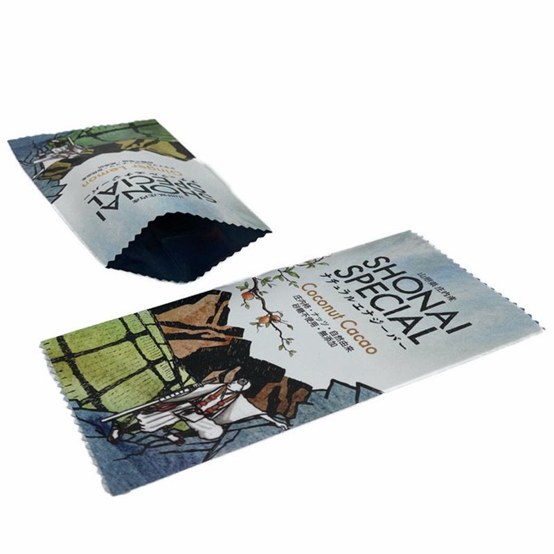 کیسه بسته بندی مواد غذایی میان وعده چاپ دیجیتال Heat Seal Plastic Candy Bar Foil Wrappers