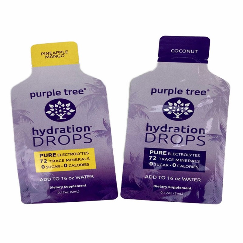 کیسه های خوراکی غلات سفارشی Mylar کیسه کره بادام زمینی شکلات بسته بندی پودر ساشه کیسه های ضد بو