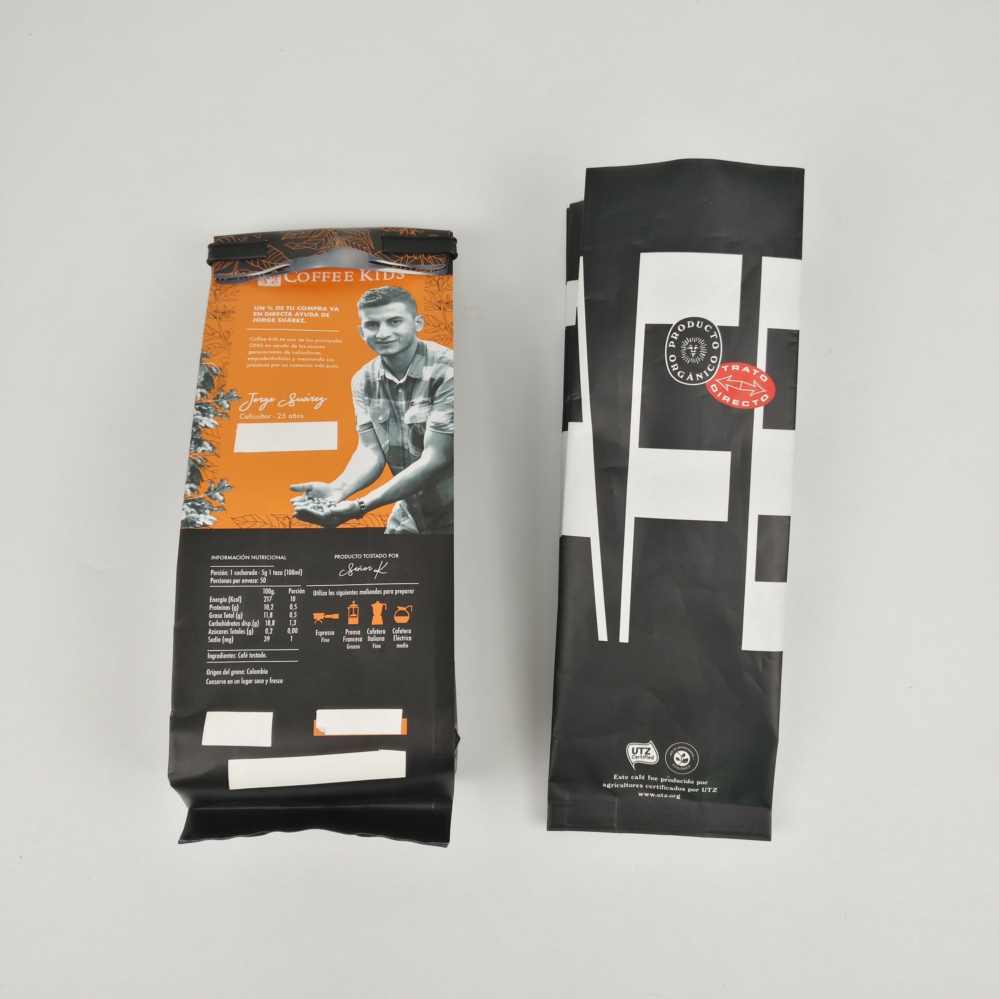 کیسه بسته بندی 200mic CMYK کیسه بسته بندی SGS 12C PE Side Gusset Zipper