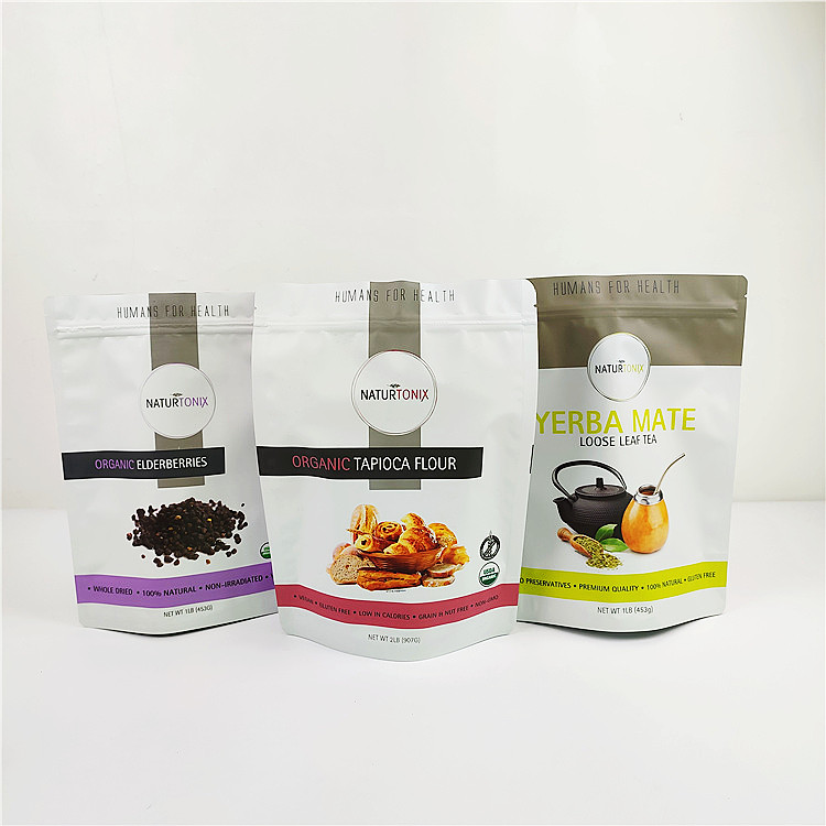 کیسه های هولوگرام ایستاده روکش دار 120mic کیسه های بسته بندی پلاستیکی VMPET MOPP