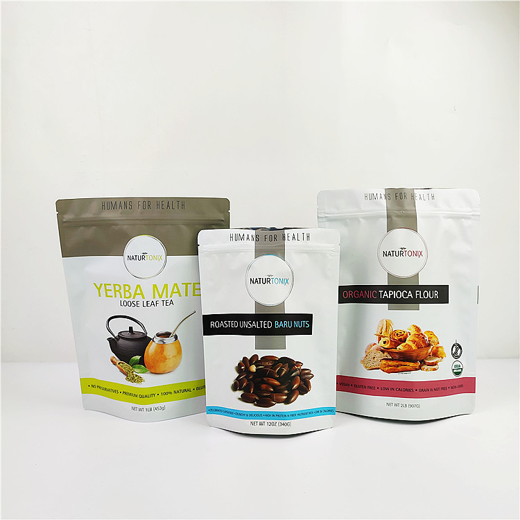 کیسه پلاستیکی فویل آلومینیومی درجه 120mic SGS CMYK چاپ گراور