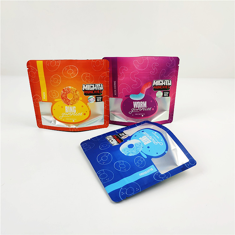 بسته بندی عود گیاهی SGS 80mic CMYK 200 گرم MOPP کیسه فویل آلومینیومی Mylar