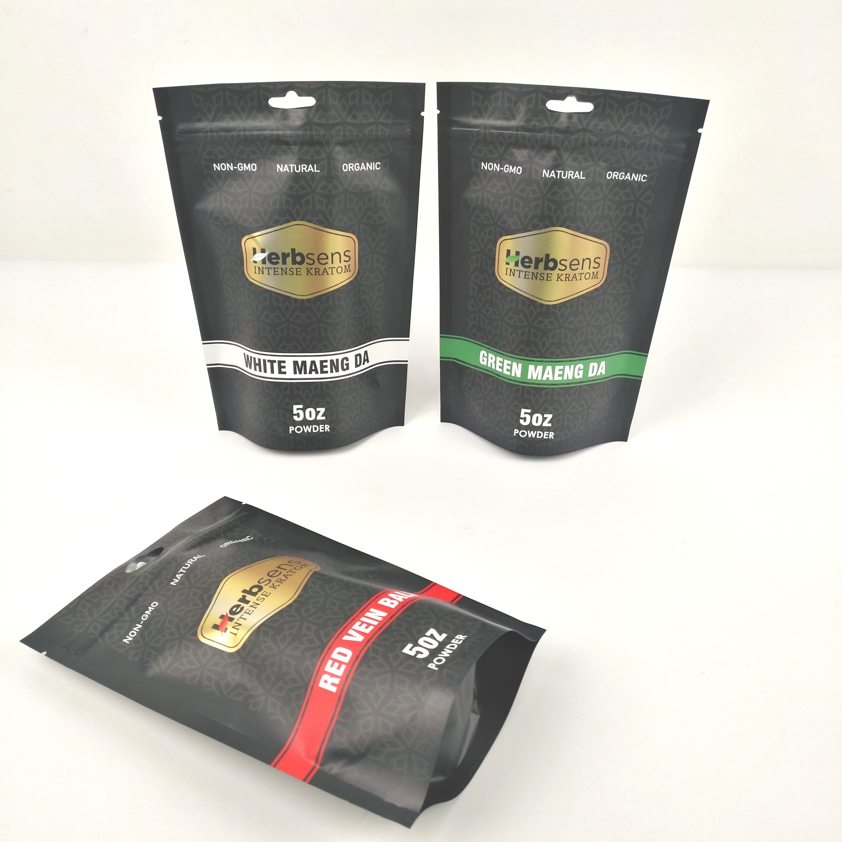 کیسه های پلاستیکی 200 گرم Vmpet 10C بسته بندی Mopp مشکی مات