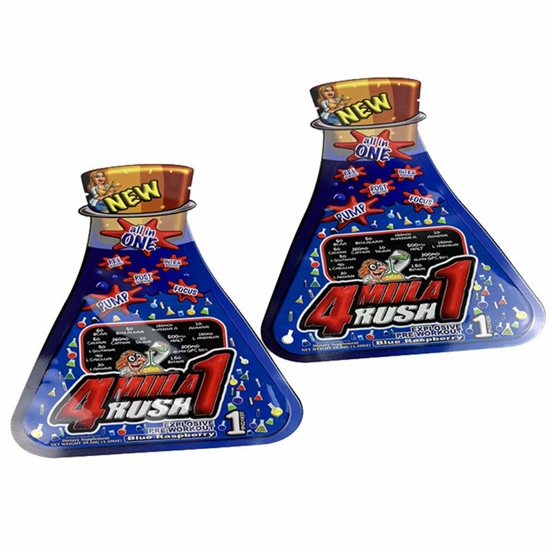 چاپ دیجیتال شکل سفارشی کیسه روغن نارگیل مایلار کیسه غذای تخت کیسه آب نبات برای علف های هرز