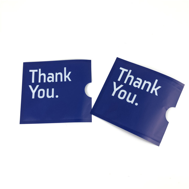 چاپ عمده فروشی شکل سفارشی پلاستیکی مات OPP حرارتی مهر و موم سفارشی کارت درج سفارشی کیسه های بسته بندی مایلار