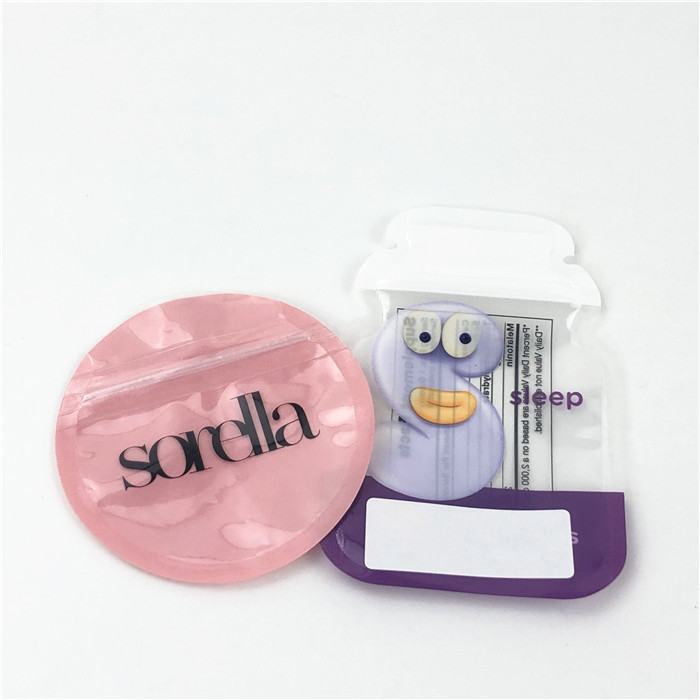 کیسه های فویل مایلار CMYK Die Cut MOPP 100mic Glossy For Gummies Candy Edible