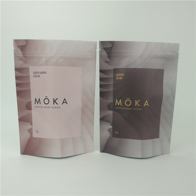 کیسه های پلاستیکی آرایشی MOPP بسته بندی VMPET AL Self Standing 1.2C MPET