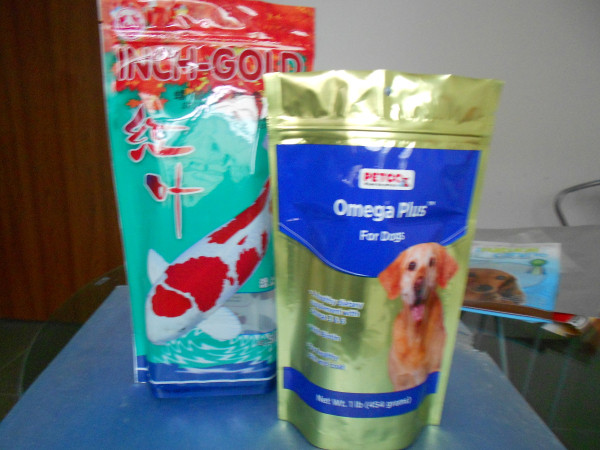 Trap Gravure Printed 130mic کیسه های آماده برای غذای حیوانات خانگی