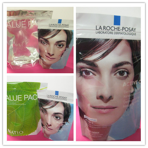 130mic PET / AL / NY / PE پایه پایین کمربند Gusset برای Comstic