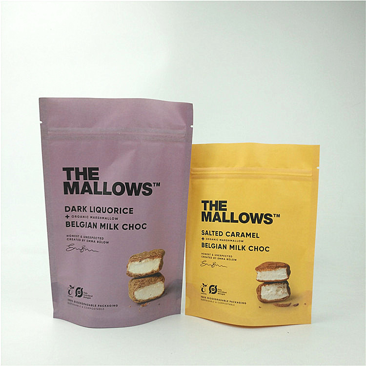 اسنک شیر شکلات کاغذ کرافت کیسه ایستاده چند لایه MOPP PET PE