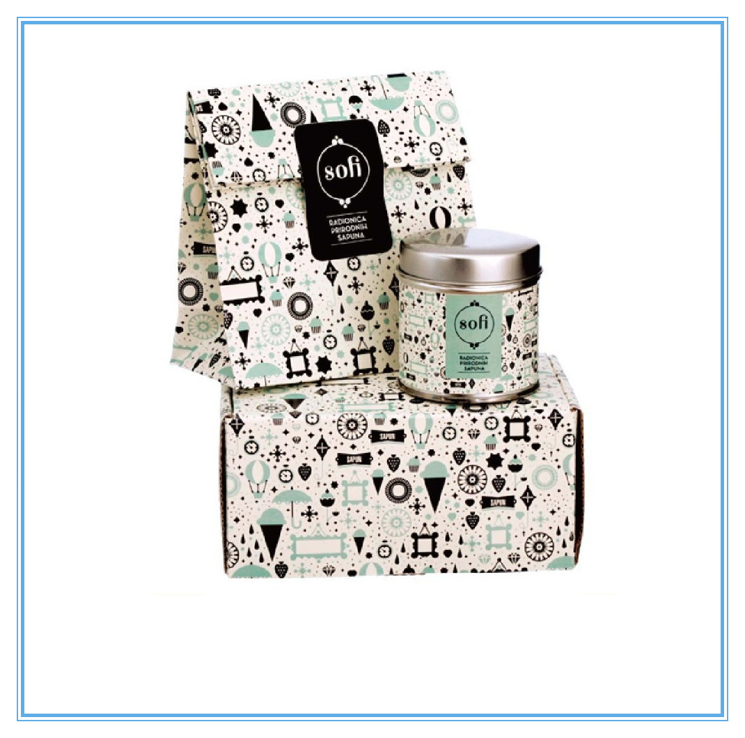 جعبه کاغذ بسته بندی مد برای بسته بندی صابون / جواهرات با آستین