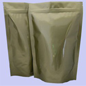 بسته بندی فویل آلومینیومی براق سفارشی طلا با Ziplock