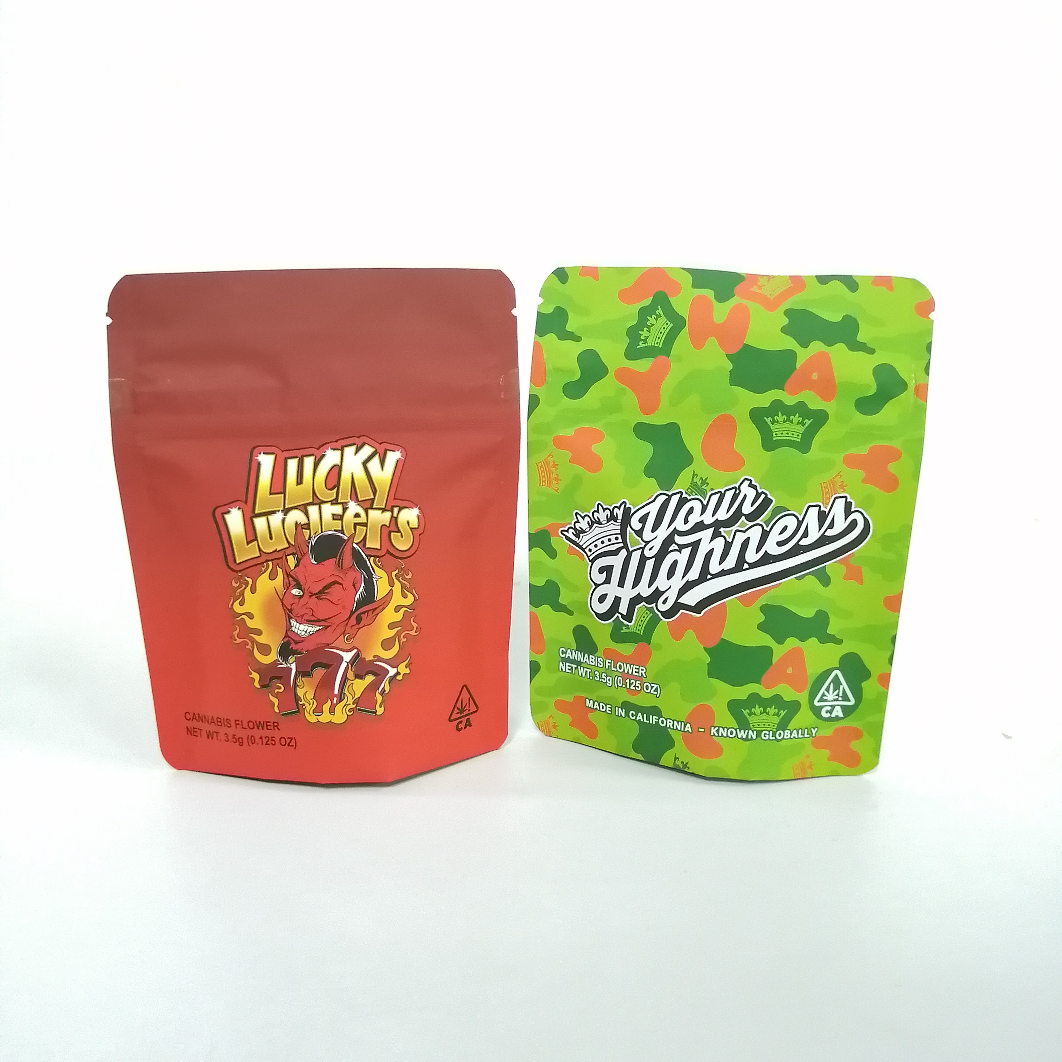 بسته بندی خوراکی نرم لمسی کیسه های مواد غذایی 3.5 گرمی پایه پوچون با زیپ