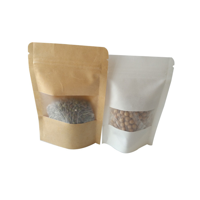 بسته بندی کیسه های اسنک قابل استفاده مجدد کیسه های بسته بندی سفارشی چاپ شده کرافت صندوق پستی SGS Certified