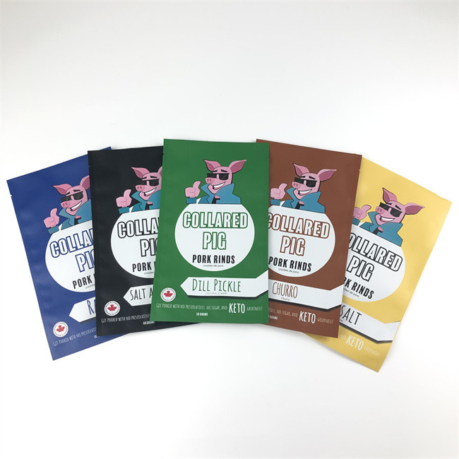 کیسه های زیپی مایلار پلاستیکی مهر و موم سه جانبی مقاوم در برابر بو