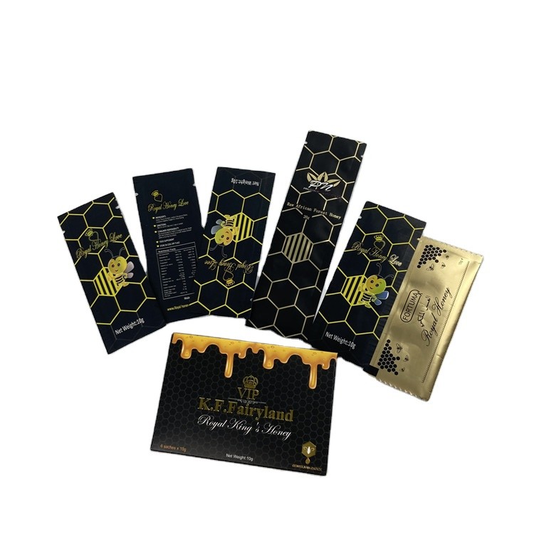 کیسه های پلاستیکی عسل گیاهی ژله زنبور عسل بسته بندی 100% طبیعی