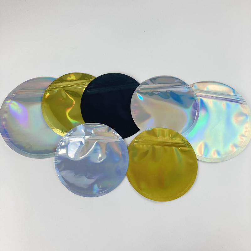کیسه های فویل آلومینیومی هولوگرافیک Mylar قابل آب بندی با قالب سفارشی شکل 3.5G