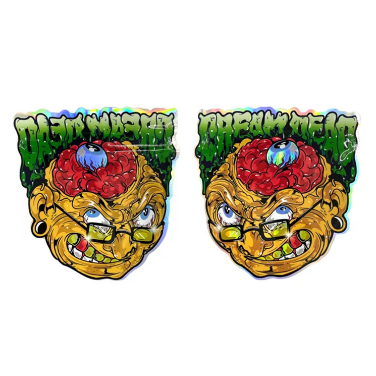 کیسه پلاستیکی آب نبات کیسه های مایلار زیپ قفل نامنظم