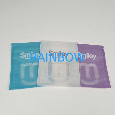 عمده فروشی قابل بازیافت سه طرف بسته بندی مهر و موم Mylar دندان تراز کننده برای مراقبت از دندان با زیپ