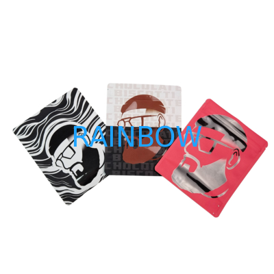 کوله های غذایی مایلار ضد بوی قابل بازخرید با وزن 3.5g-28g