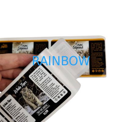 وینیل چسبی PVC، برچسب کاغذی PVC، ضد آب، چاپ هولوگرام UV، برچسب رول خود چسب، برچسب های بسته بندی