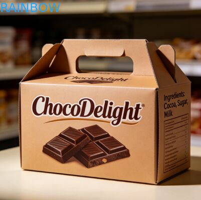 جعبه هدیه عروسی با مهر و موم طلا با پنجره شفاف برای شیرینی و شکلات