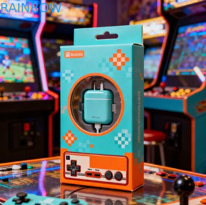 جعبه کاغذی با ضخامت 350 گرم قابل تنظیم با چاپ داغ برای بسته‌بندی کابل USB